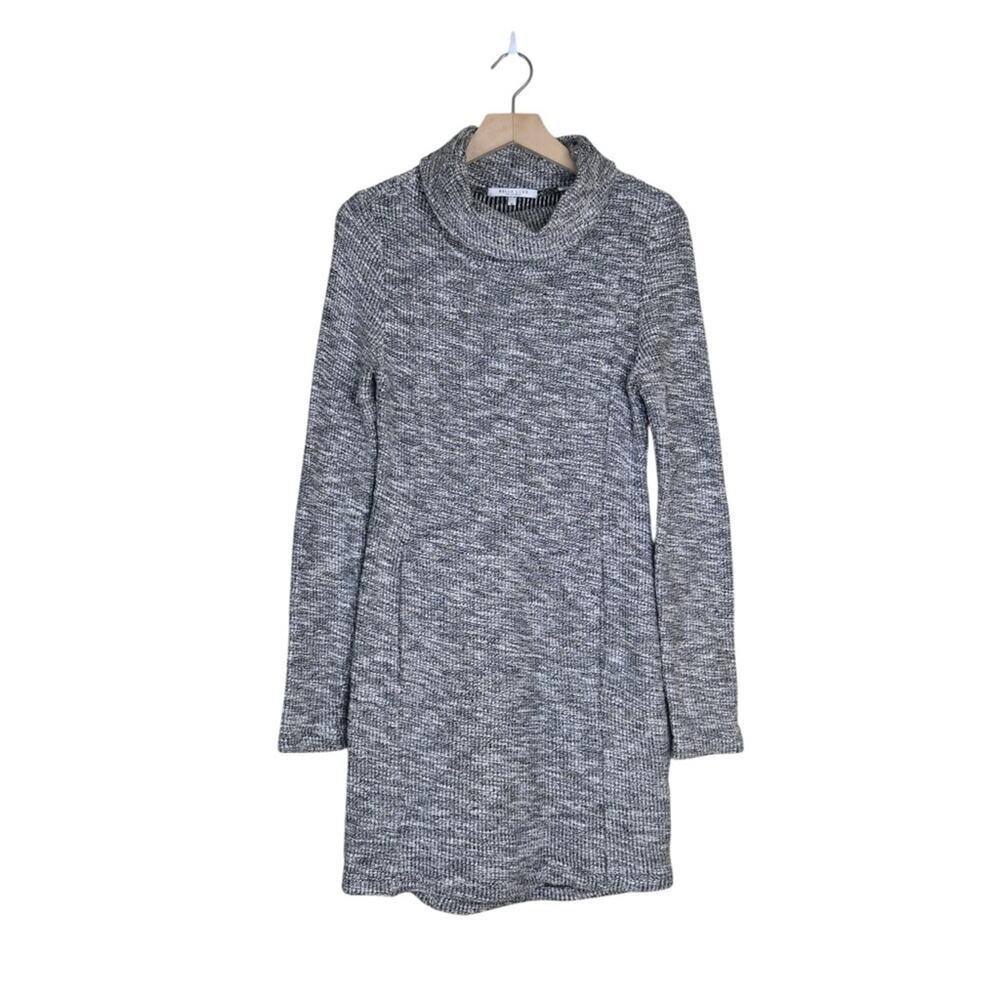 Bella Luxx Women's M Cowl Neck Sweater Dress with Pockets